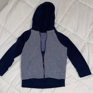 Cat and Jack 3T Navy zip up hoodie. Lightly worn excellent condition!